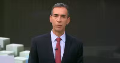 César Tralli no Jornal Hoje (Foto: Reprodução / Globo)