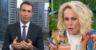César Tralli / Ana Maria Braga - Fotos: Globo