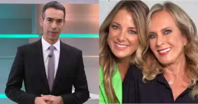 César Tralli expõr tudo que pensa da sogra, Helô: 