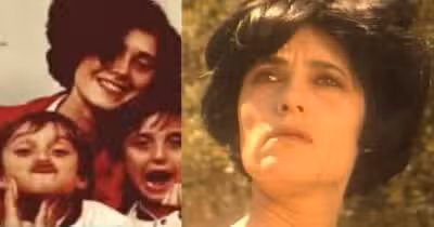 Christiane Torloni ao lado dos filhos e em cena de A Viagem (Fotos: Reproduções / Record / Globo)