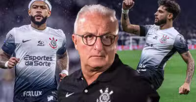 Corinthians - Depay e Yuri Alberto - Dorival Jr. (Foto: Reprodução)