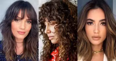 Cortes de cabelo wolf cut, shaggy e contour bob (Foto: Reprodução/ Internet)