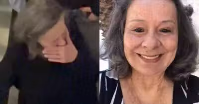 Débora Duarte sai do teatro aos prantos e motivo choca (Foto: Reprodução/ Fânia Freitas)