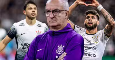 Dorival Jr - Romero e Yuri Alberto no Corinthians (Foto: Reprodução)