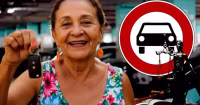 Lista de idosos podem conseguir isenção no estacionamento (Foto Reprodução/Montagem/Lennita/Tv Foco/Canva/GMN)