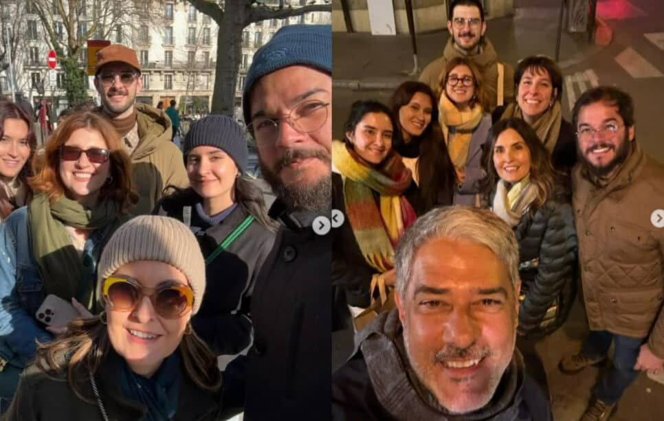 A famosa apresentadora da Globo e o âncora do Jornal Nacional (Foto: Reprodução)