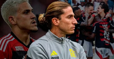 Flamengo - Filipe Luís - Pedro (Foto: Reprodução)