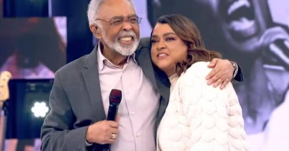 Gilberto Gil e Preta Gil (Foto: Reprodução / Globo)