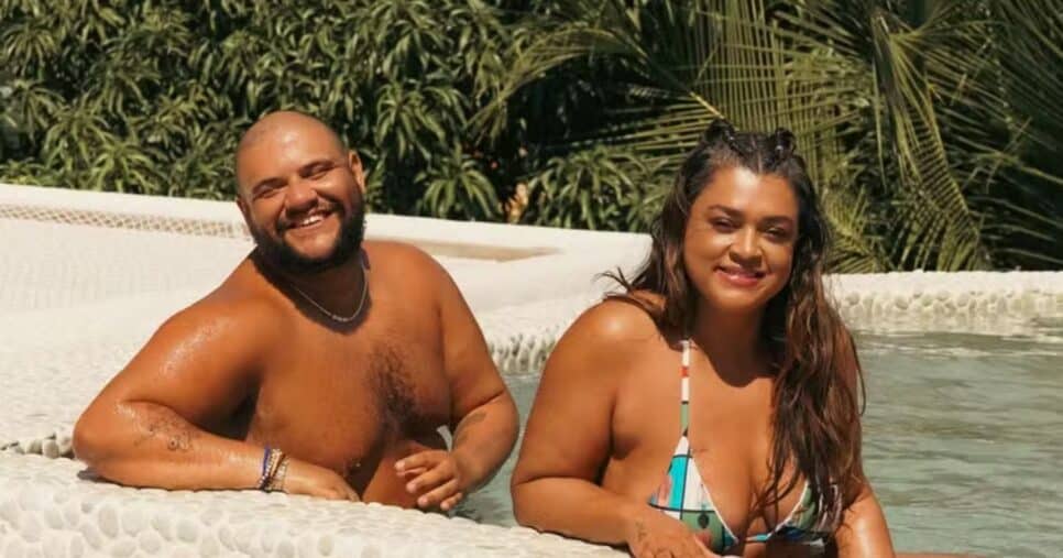 Gominho e Preta Gil em Atins (Foto: Arquivo pessoal / O Globo)