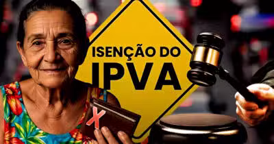 Saiba como idosos se livram do IPVA (Foto Reprodução/Montagem/GMN/Lennita/Canva/TV Foco)