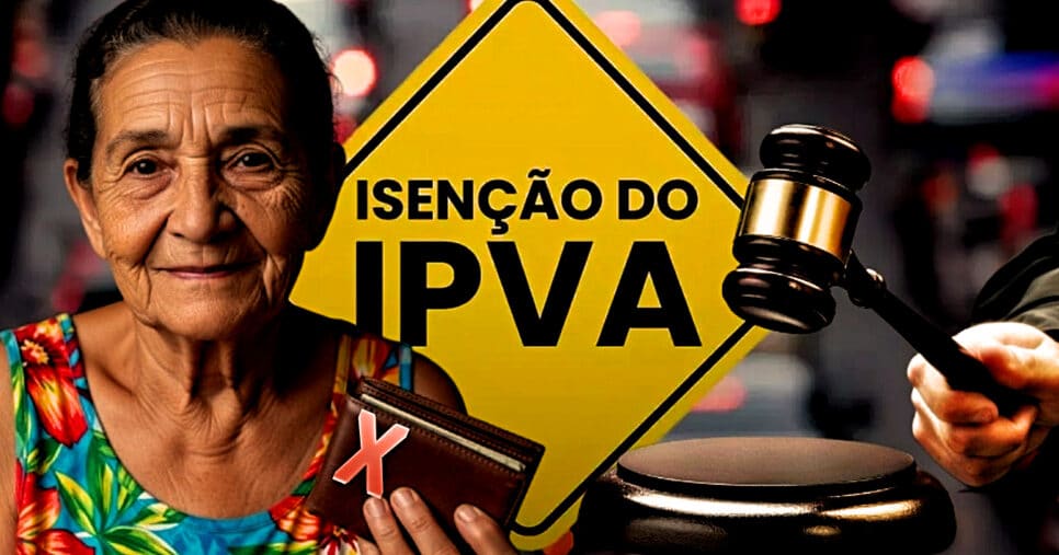 Saiba como idosos se livram do IPVA (Foto Reprodução/Montagem/GMN/Lennita/Canva/TV Foco)