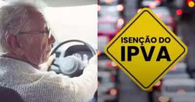 Idosos que estão livres do IPVA soltam fogos hoje (Foto: Montagem/TV Foco)