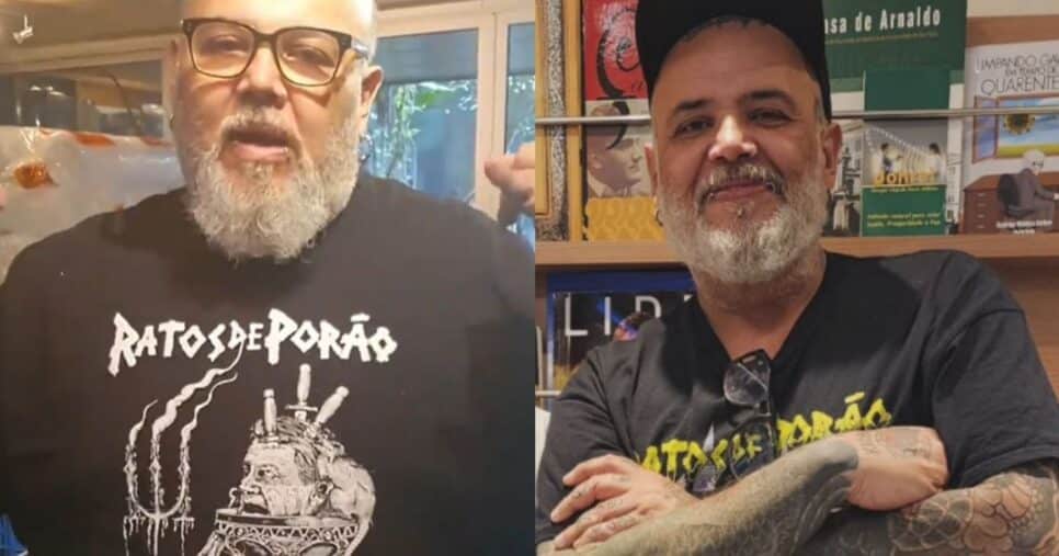 João Gordo antes e depois (Foto Reprodução/Instagram oficial João Gordo)