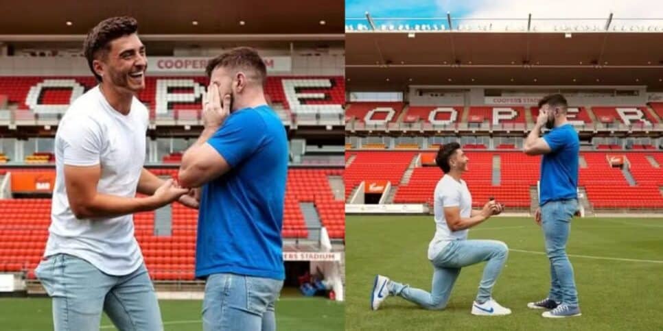 Josh Cavallo pede Leighton Morell em casamento (Foto: Reprodução / Instagram)