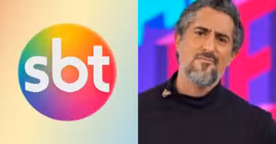 Logo SBT e Marcos Mion no Caldeirão (Fotos: Reproduções / SBT / Canva / Globo)