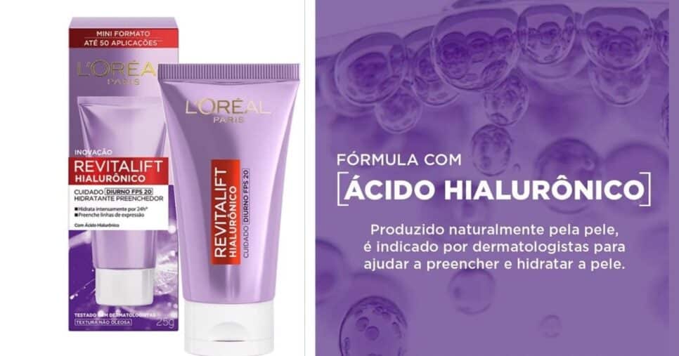 L'Oréal Revitalift Hialurônico Creme Diurno FPS 20