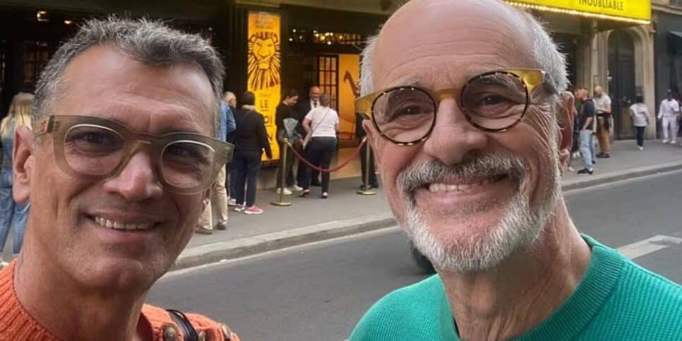 Marcos Paiva e Marcos Caruso (Foto: Reprodução / Instagram)
