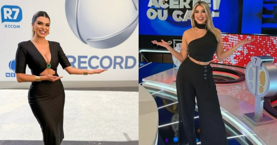 Mônica Fonseca, apresentadora da Record (Foto: Reprodução/Montagem TV Foco)