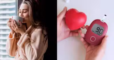 Mulher tomando chá - Medidor de diabetes (Foto: Reprodução)