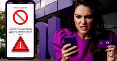 Nubank emite comunicado após denúncia de bloqueio (Foto Reprodução/Montagem/Lennita/Tv Foco/NU/Canva)