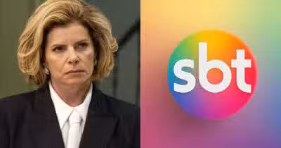 Odete em Vale Tudo e logo SBT (Fotos: Reproduções / Globo / Internet)