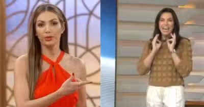 Patrícia Poeta no Encontro e Ana Paula Araújo no Bom Dia Brasil (Fotos: Reproduções / Globo)