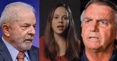 Presidente Lula / Bia Lula / Bolsonaro - Montagem