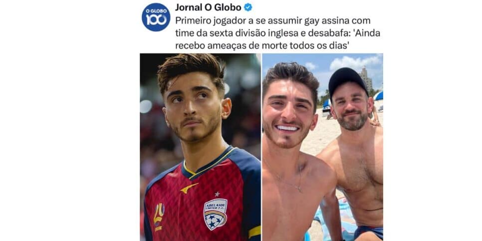 Publicação Jornal O Globo (Foto: Reprodução / Redes Sociais)