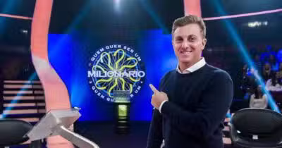 Quem Quer Ser Um Milionário - Luciano Huck (Foto: Reprodução)