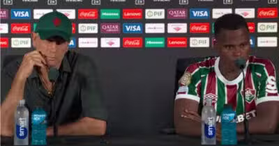 Renato Gaúcho e Jhon Arias (Foto: Divulgação/Fluminense)