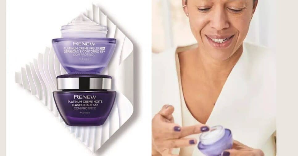 Avon Renew Platinum (Foto Reprodução/Montagem/Lennita/AVON/Redes Sociais)