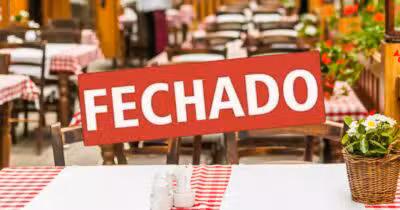 Restaurante fechado - CANVA