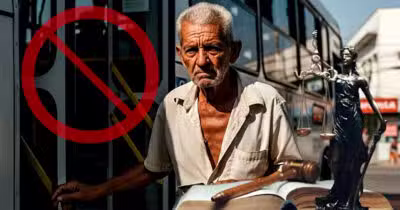 Novo decreto proíbe lista de idosos a ter gratuidade no transporte no Ceará, CE (Foto Reprodução/Montagem/Tv Foco/Canva/Lennita/GMN)