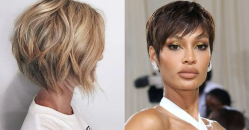 Short shaggy hair (Foto: Reprodução/Montagem TV Foco) corte de cabelo curtinho