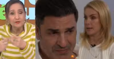 Sonia Abrão, Edu Guedes e Ana Hickmann (Fotos: Reproduções / RedeTV!)