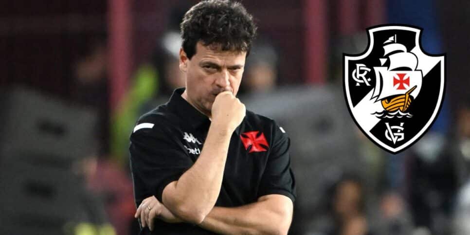 Fernando Diniz e Vasco da Gama - Montagem TV Foco