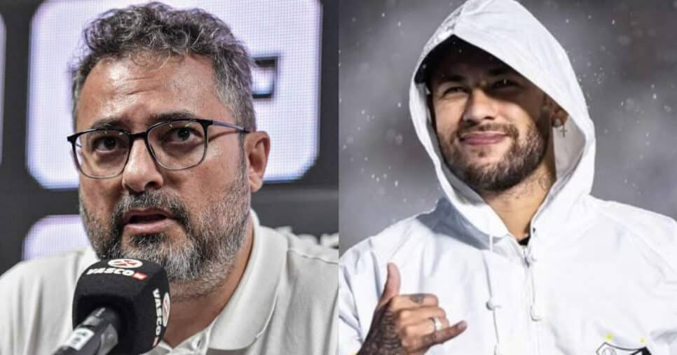 Alexandre Mattos quer reforços pra ‘seleção’ de Neymar no Santos (Foto: Reprodução/Montagem TV Foco)