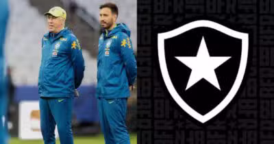 Botafogo mira alto e consulta Ancelotti para substituir Renato Paiva - Montagem / TV FOCO
