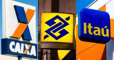 Comunicado com alerta aos que têm aplicativo da Caixa, Itaú, BB + (Foto: Reprodução/Montagem TV Foco)