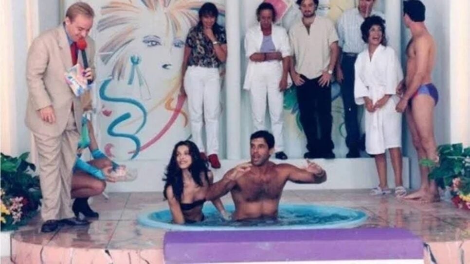 Banheira do Gugu trouxe sucesso a Luiza Ambiel e foi fenômeno de audiência (Foto: Reprodução/ Divulgação/ SBT)