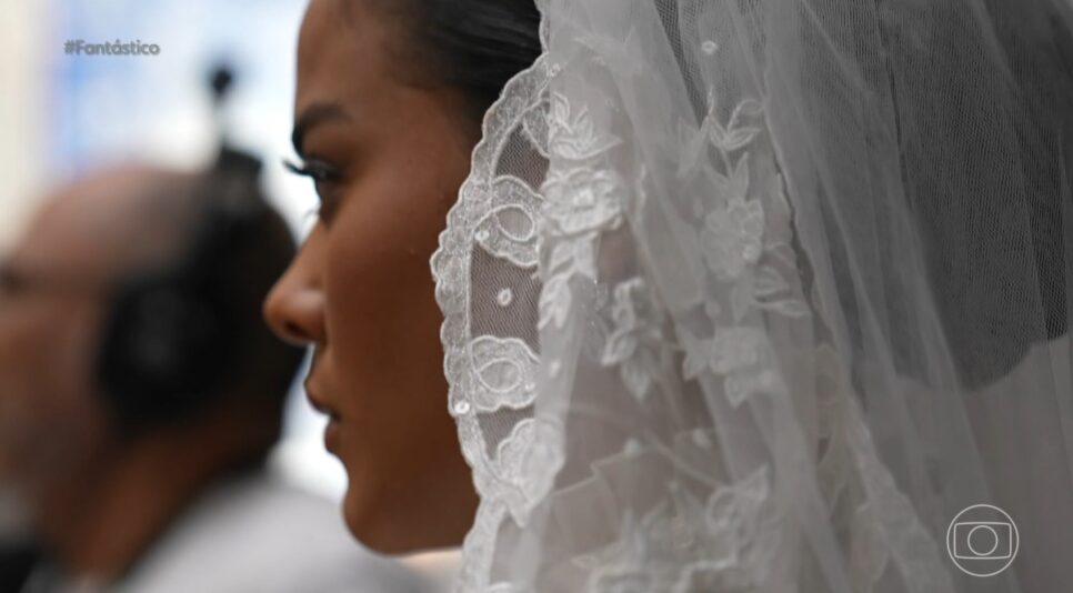 Fátima vestida de noiva (Foto: Reprodução / Globo)