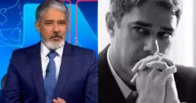 O motivo pelo qual William Bonner desabou de chorar no JN: 