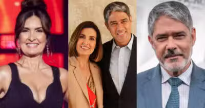 Fátima Bernardes e William Bonner: 9 anos após separação (Foto: Reprodução/Montagem TV Foco)