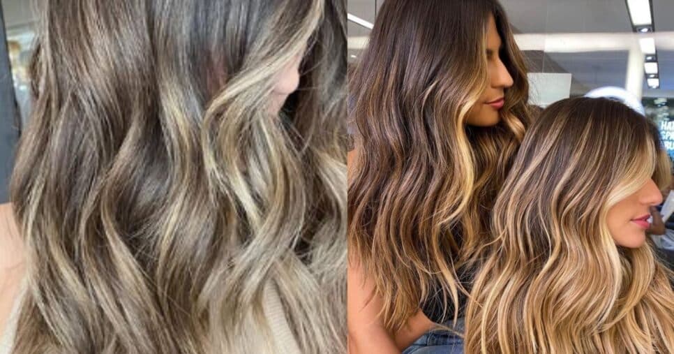 Exemplos de Bronde Hair  (Foto Reprodução/Montagem/Tv Foco/Pinterest)