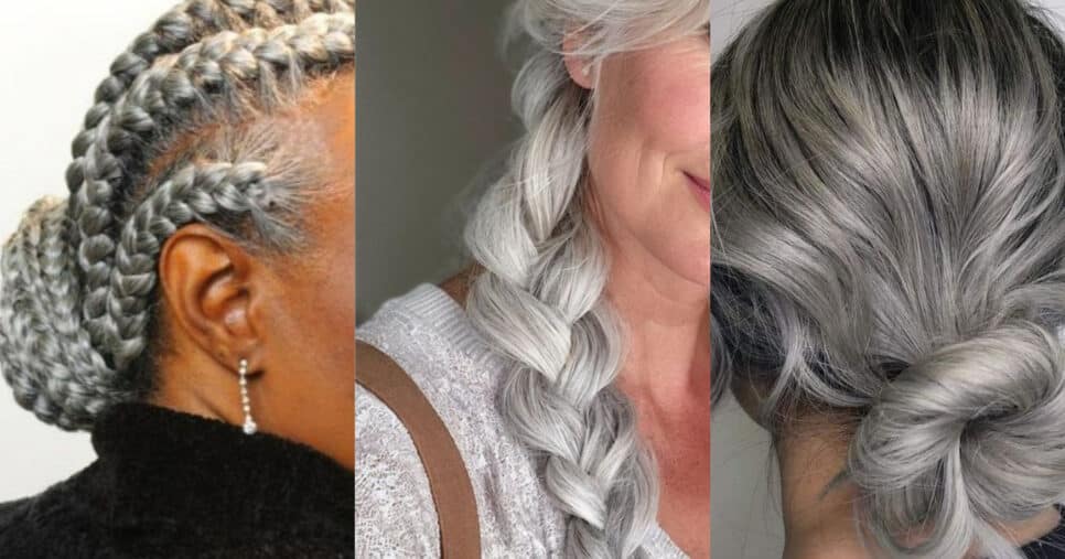 Tendência 2025: Penteado esconde cabelo branco sem tinta (Foto: Reprodução/Montagem TV Foco)