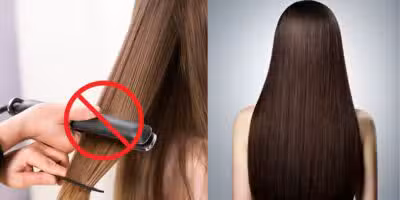 Técnica natural alisa o cabelo sem chapinha (Reprodução: Montagem TV Foco)