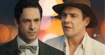 Celso e Candinho em Êta Mundo Melhor! (Foto: Reprodução / Globo / Montagem TV Foco)