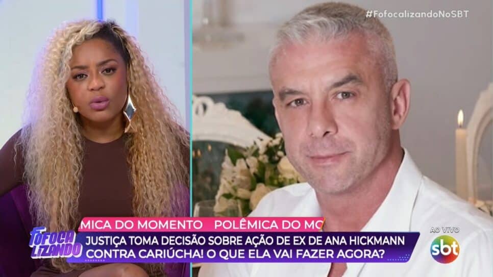 Cariúcha expõe arquivamento de processo movido contra ela por Alexandre Correa (Foto: Reprodução/ SBT)