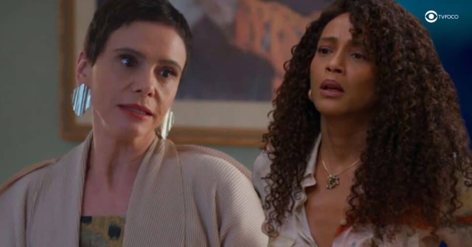 Celina e Raquel em Vale Tudo (Foto: Reprodução / Globo / Montagem TV Foco)