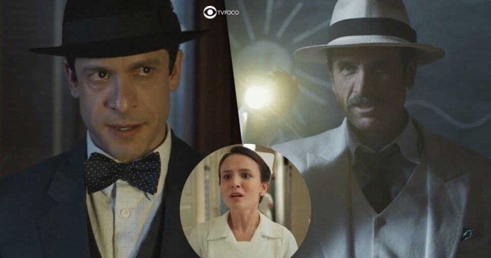 Celso, Estela e Ernesto em Êta Mundo Melhor! (Foto: Reprodução / Globo / Montagem TV Foco)